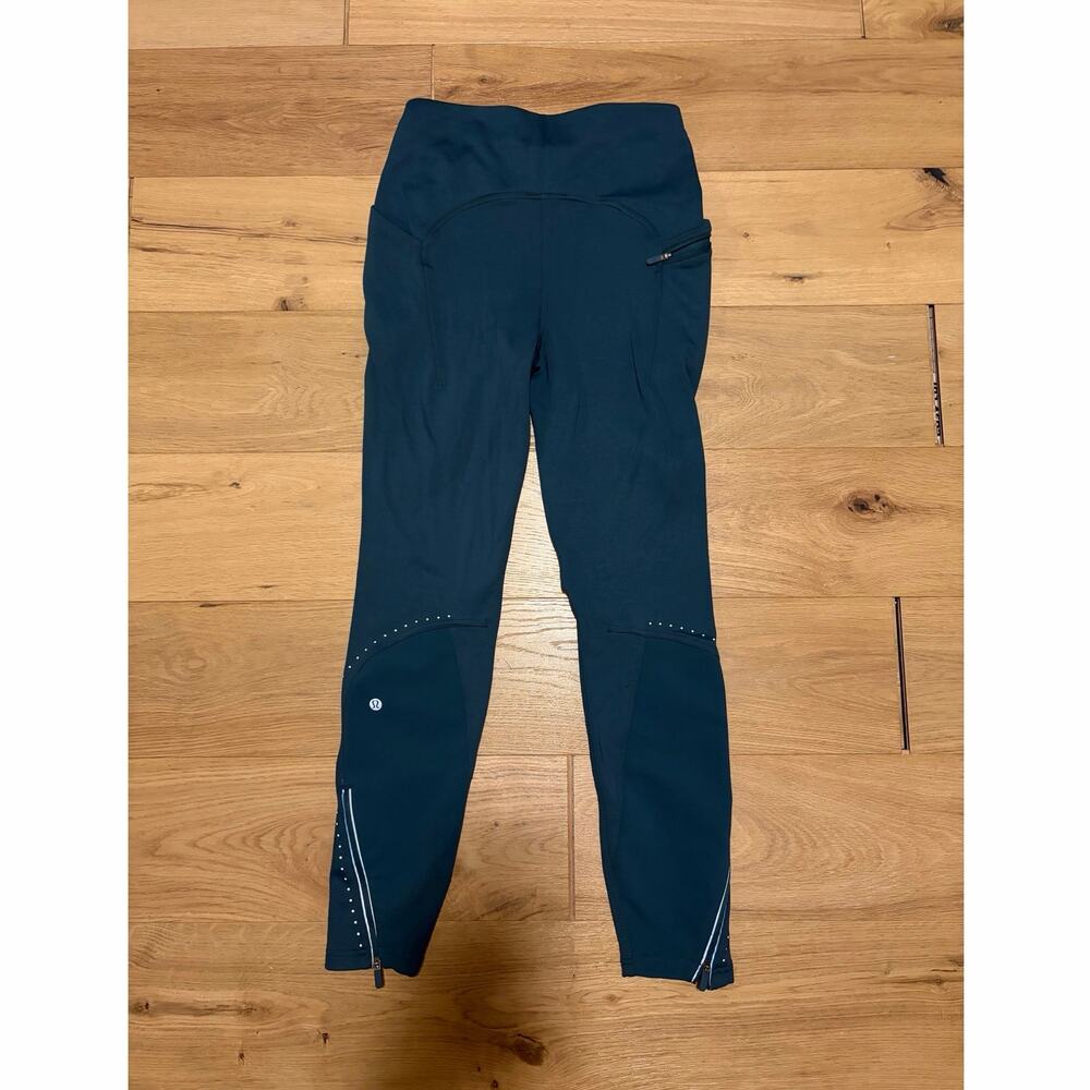 Lululemon Women’s Tech Fleece High-Rise Running Pants Jasper Green